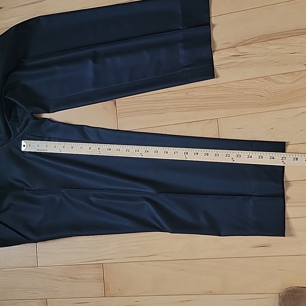 Canali exclusive black Pleatsd Suit Pantz Dress Pants 34w - Picture 4 of 11